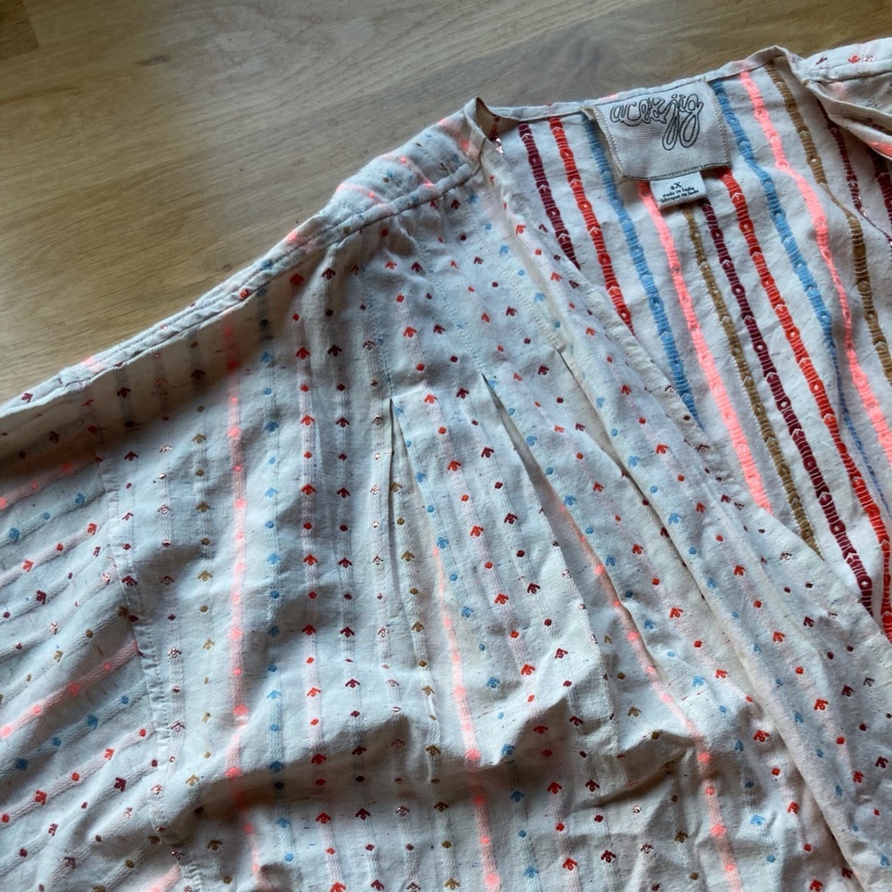 NWT Ace & Jig Reversible Duster Plus Size 4X Call… - image 3